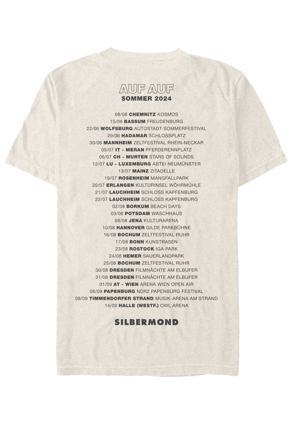 Silbermond - Tour 2024 Eco Heather - T-Shirt | Men-Image