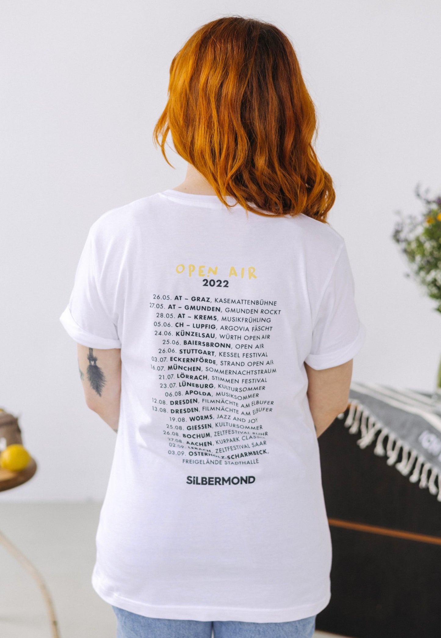 Silbermond - Open Air Tour Weiß - T-Shirt