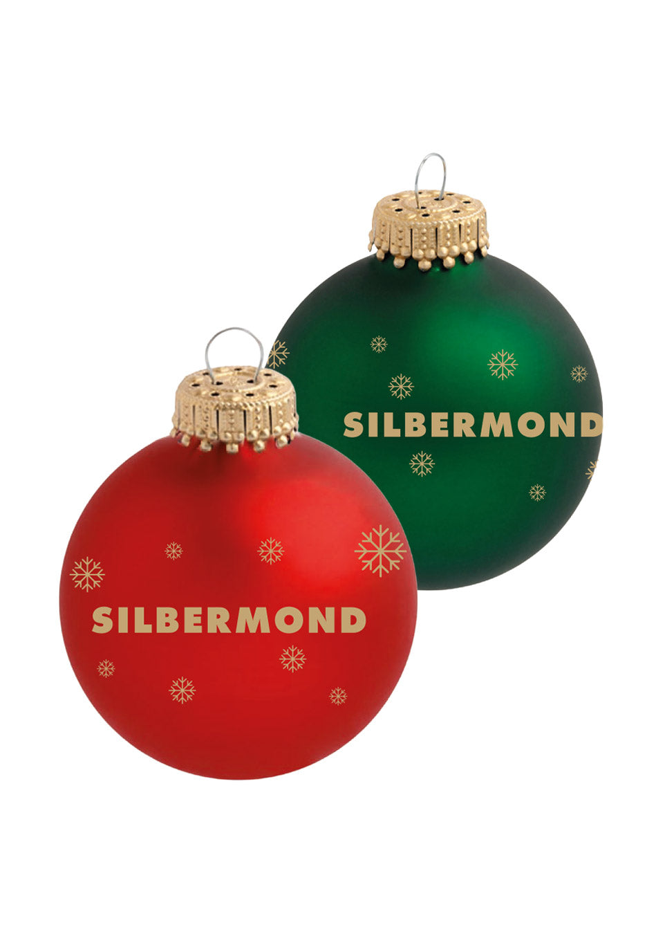 Silbermond - Christbaumkugeln 2er Set - Christbaumkugeln | Neutral-Image