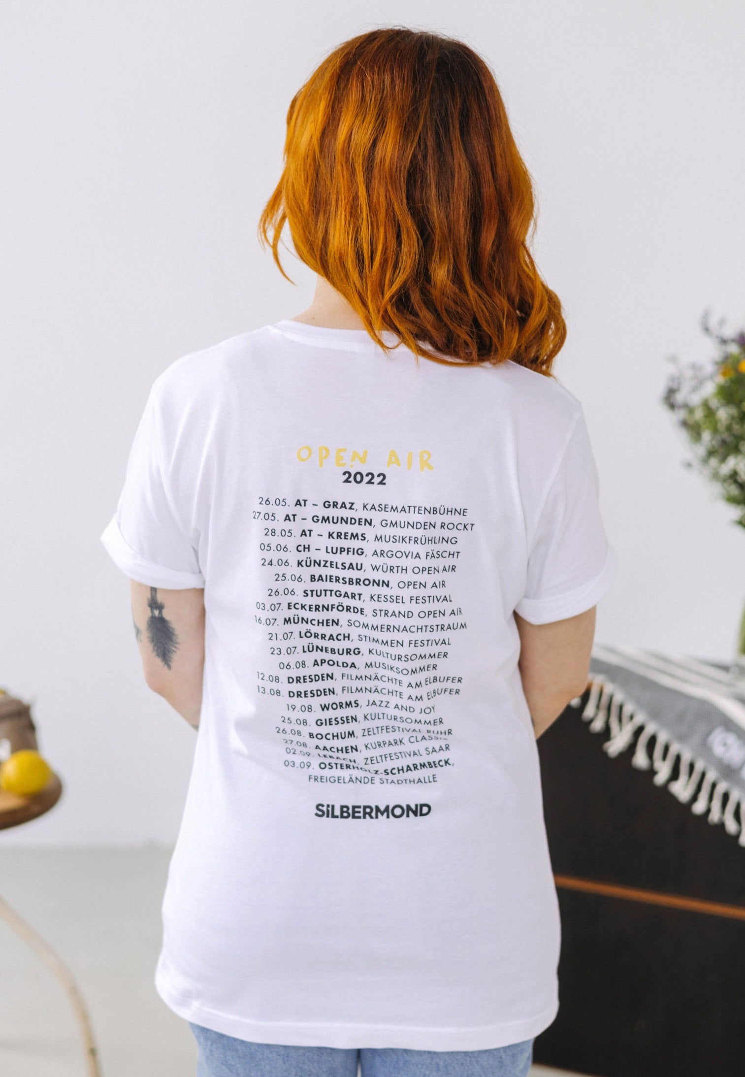 Silbermond - Open Air Tour Weiß - T-Shirt