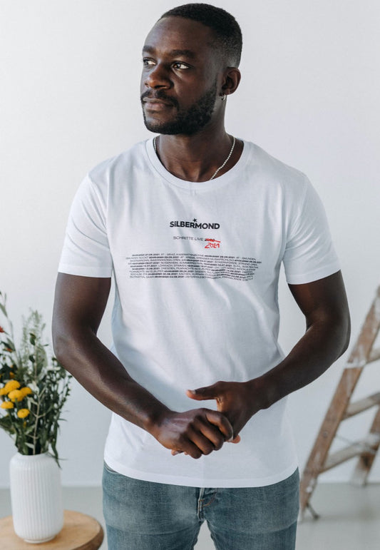 Silbermond - Schritte Live Weiß - T-Shirt