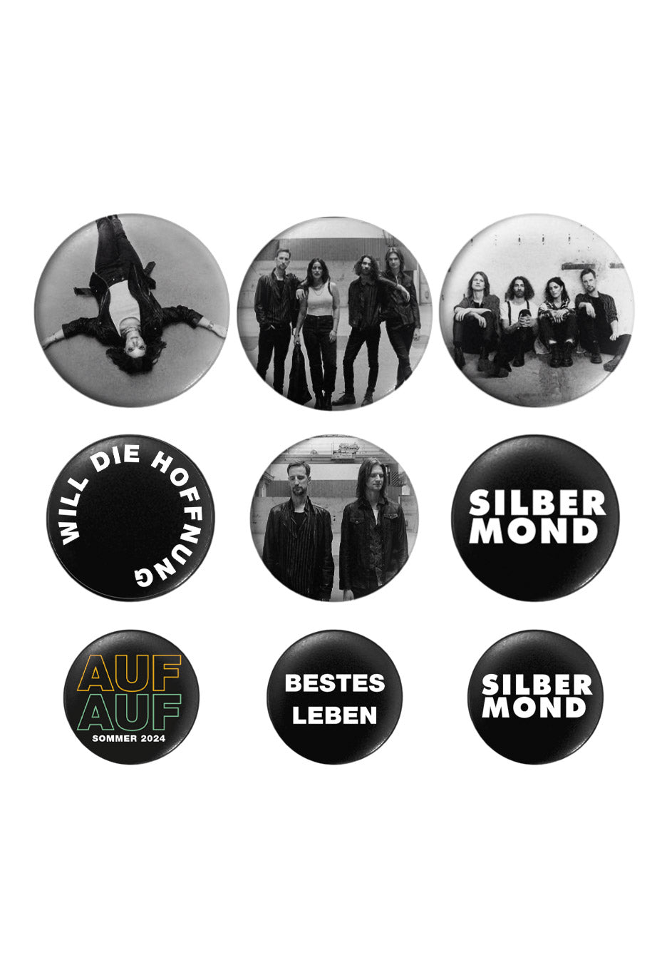 Silbermond - Tour 2024 - Button Set | Neutral-Image